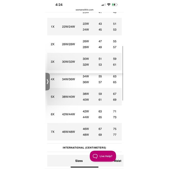 Woman Within NWOT Double Button Front Comfort Waist Cargo Jean Sz 20 Tall Womens - Picture 11 of 16